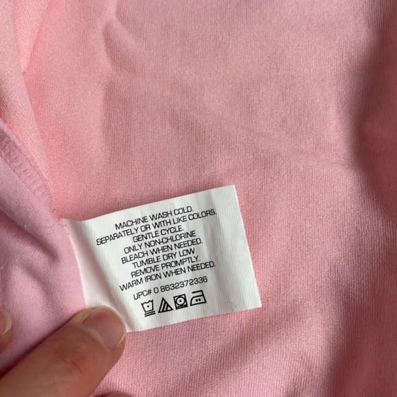 Dance leotard pink sheer sparkly skirt kids size 6 - Picture 8 of 12